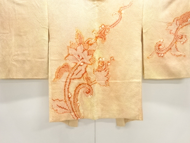 アンティーク　本総絞り唐花模様絵羽織